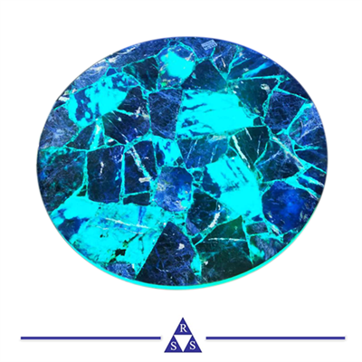 Mramor z modrého achátu