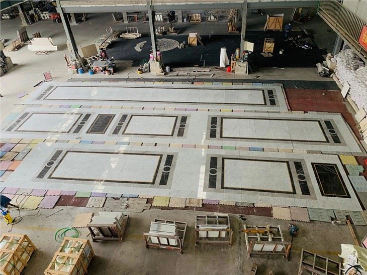 Marble Medallion Floor Tile