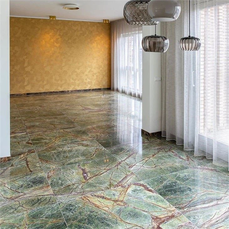 Rainforest Green Granite Floor
