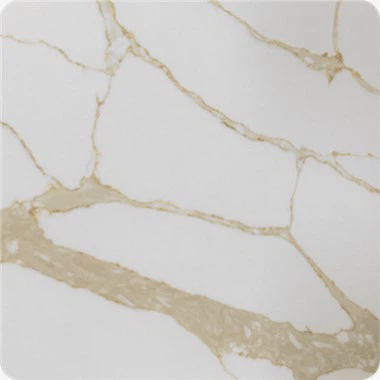 Calacatta Quartz so zlatými žilami